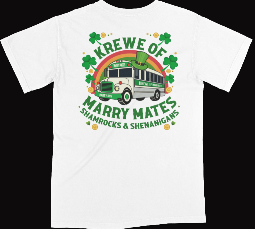 Short Sleeve St. Patty's Bus Trip Shirt Plus